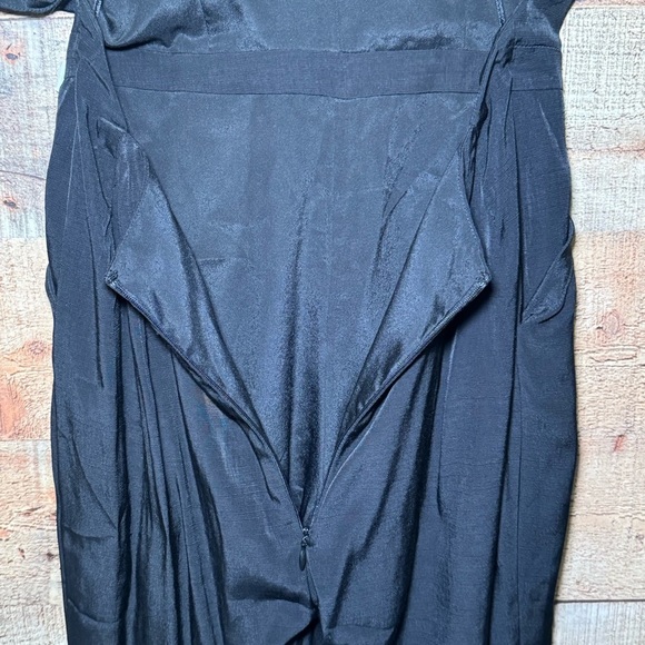 The Jetset Diaries Jumpsuit size XS Sahara Black Exposed Back Flutter Vneck Sexy - Picture 10 of 13